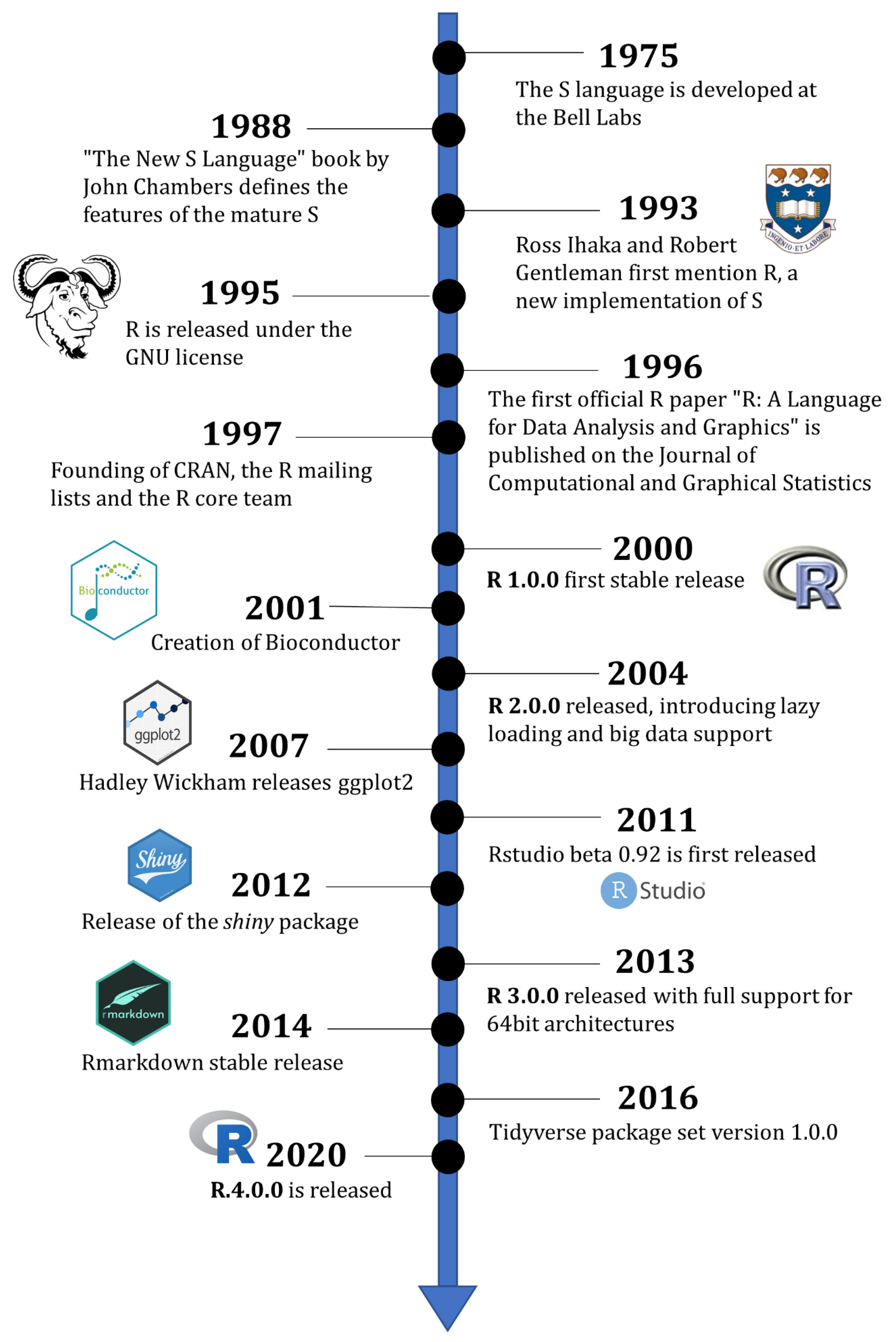 Short history of R from @giorgi_r_2022.